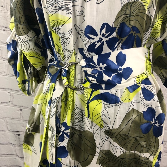 Zara Basic Tropical Parrot Multi-Color Dress. Size:(S) - Picture 5 of 12